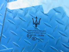 Maserati Quattroporte left rear door window glass #8762