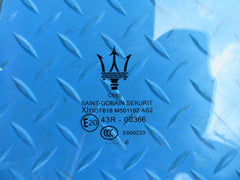 Maserati Quattroporte left rear door window glass #8757