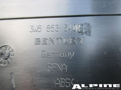 Bentley Continental Flying Spur right rear door sill trim emblem plate