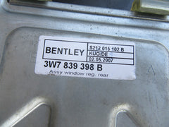 Bentley Continental GTC right rear quarter window regulator #1925