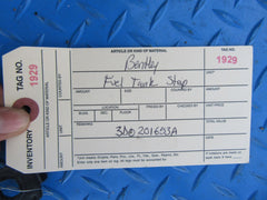 Bentley Continental Flying Spur GT GTC fuel tank straps #1929