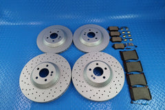 Mercedes S class S550 S550e front rear brake pads & rotors TopEuro #11164
