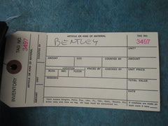 Bentley Continental Gt GTc right rear bumper bracket retaining strip #3497