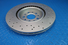 Maserati Ghibli Base front brake pads & drilled upgraded rotors #11173