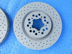 Ferrari 430 Coupe Spyder Brembo rear brake rotors cast iron #8789