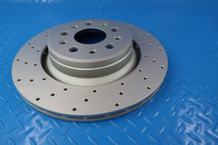 Maserati Ghibli Base front & rear brake drilled upgraded rotors #11172