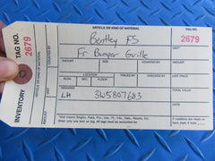 Bentley Continental Flying Spur left front bumper grille #2679
