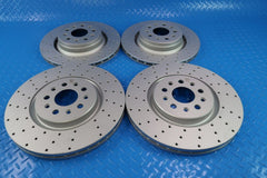 Maserati Levante front rear brake rotors drilled upgrade TopEuro #11163