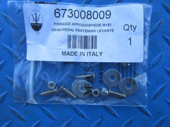 Maserati Levante Ghibli Quattroporte complete foot pedal covers NEW OEM #2669