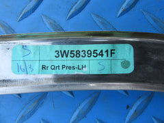 Bentley Flying Spur left rear quarter glass window trim molding #6523