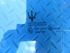 Maserati Levante left front door window glass #2637