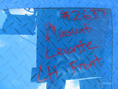 Maserati Levante left front door window glass #2637
