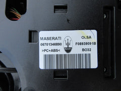Maserati Ghibli Quattroporte front overhead dome light console #1988