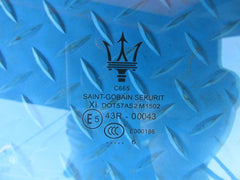 Maserati Quattroporte rear left door glass window #7673