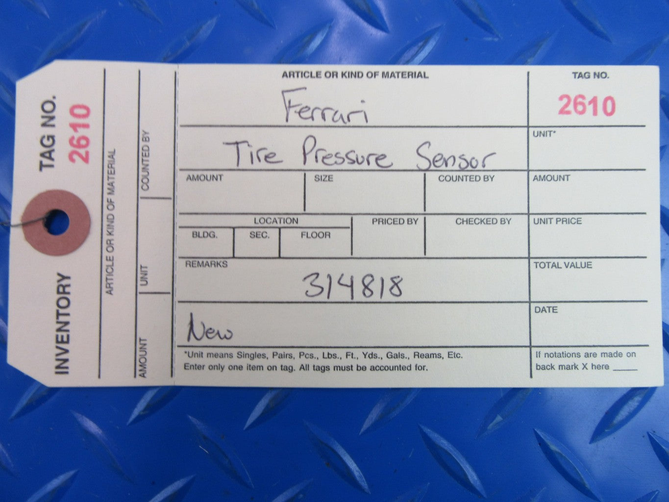 Ferrari 812 GTS F8 Tributo GTC4Lusso SF90 Spider wheel tire pressure sensor #2610