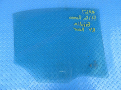 Alfa Romeo Giulia left rear door window glass #0967