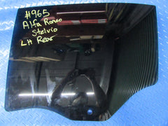 Alfa Romeo Stelvio left rear door window glass #0965