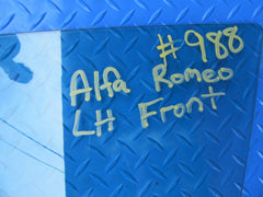 Alfa Romeo Stelvio left front door window glass #0988