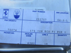 Ferrari 575M Maranello injection ignition control module #7691