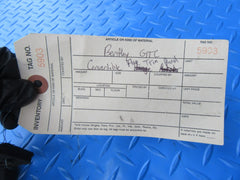 Bentley GTC right quarter panel trim convertible hinge actuator #5903