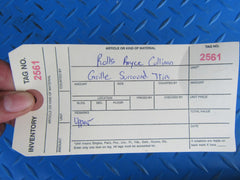 Rolls Royce Cullinan upper radiator grille surround trim #2561