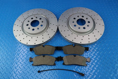 Maserati Levante front brake pads & drilled rotors upgrade #11220