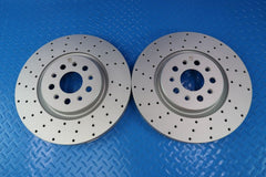 Maserati Levante front brake pads & drilled rotors upgrade #11220