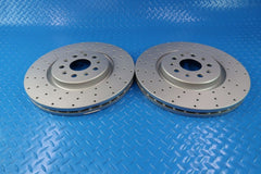 Maserati Levante front brake disc drilled rotors upgrade #11221