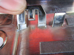 Rolls Royce Wraith Dawn trunk lid grip cover trim black #2544