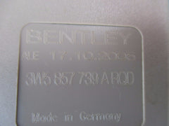 Bentley Flying Spur rear seat belt buckle latch gray