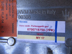 Maserati Ghibli Quattroporte center console trim black #6614