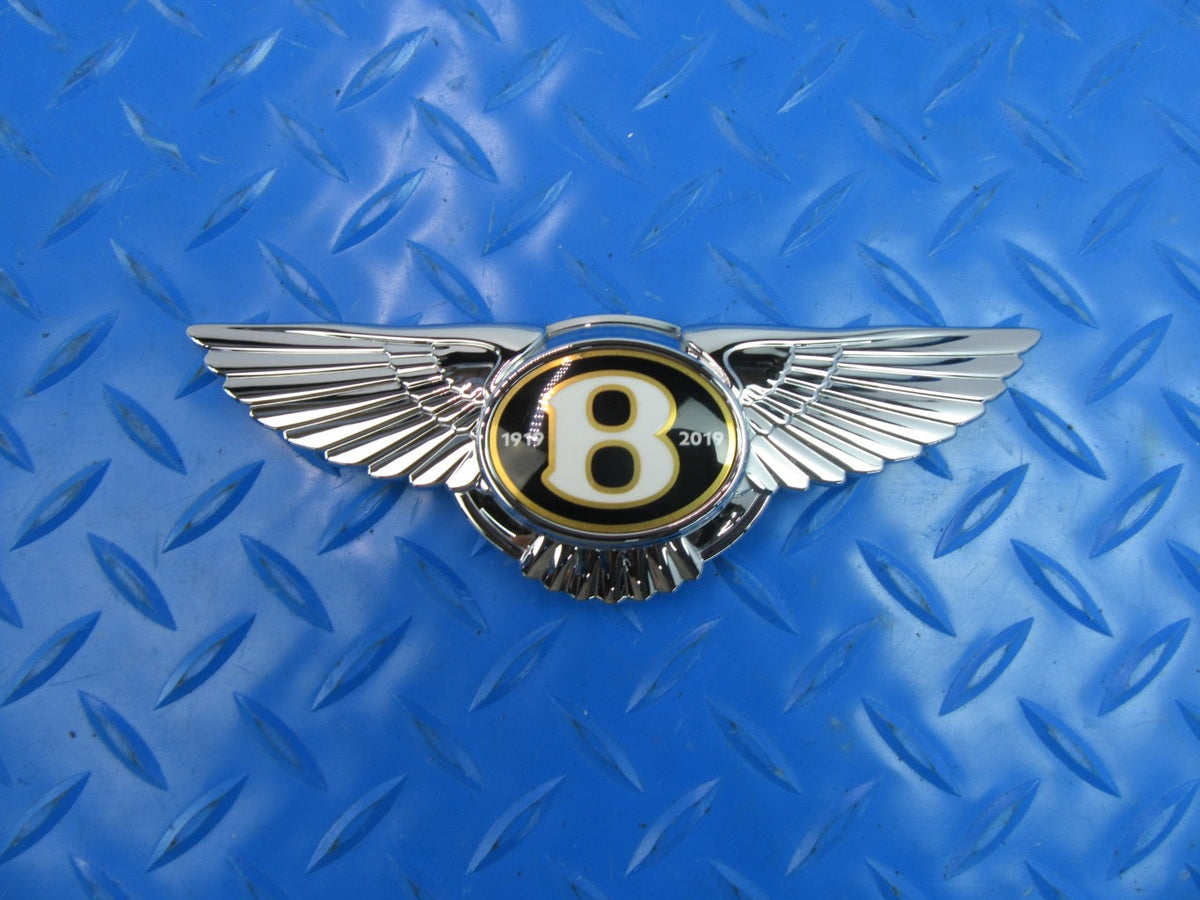 Bentley Continental Flying Spur hood B emblem wings 100th anniversary edition #2568