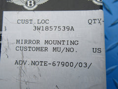 Bentley Continental GT GTC left side view mirror mounting bracket NEW #2526