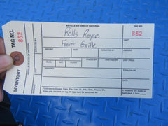 Rolls Royce Ghost front radiator grille black #0852