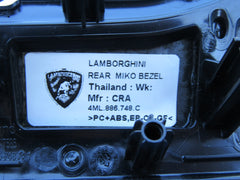 Lamborghini Urus carbon fiber cupholder trim New Takeoff #2492