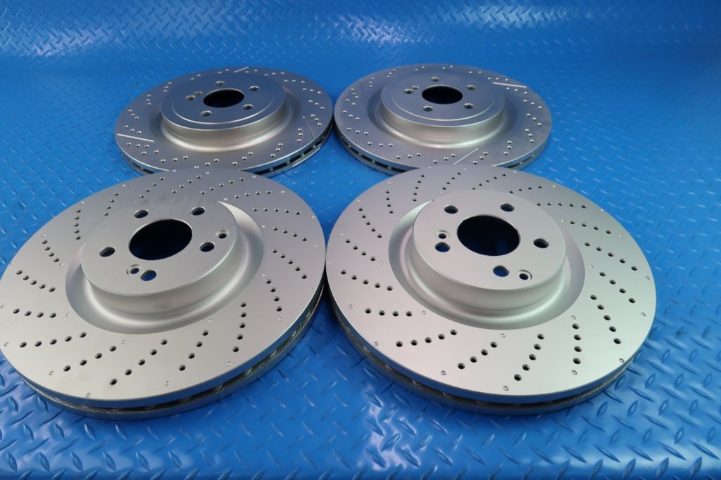 Mercedes C63 Amg W205 front and rear brake disc rotors TopEuro #11958