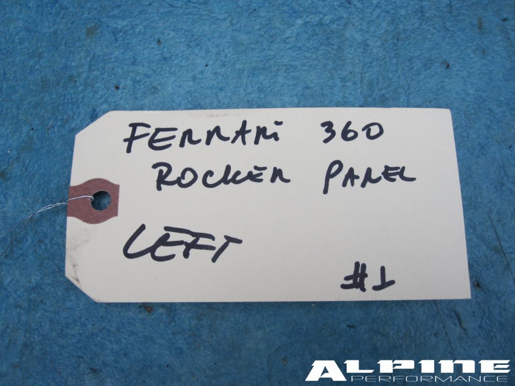 Ferrari 360 left rocker panel side skirt oem damaged