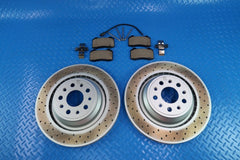 Maserati Ghibli Quattroporte rear brake pads rotors 14-16 #11286