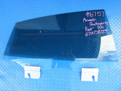 Maserati Quattroporte rear right door window glass #6757
