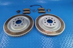 Maserati Ghibli Quattroporte rear brake pads & rotors 2017-2024 #11292