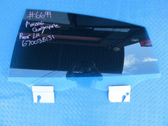 Maserati Quattroporte rear left door window glass #6699