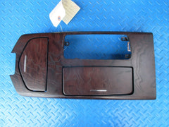 Maserati Ghibli center console dark brown ash aged wood trim #5479
