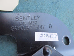 Bentley Continental GT GTC Flying Spur manual trunk boot lock release