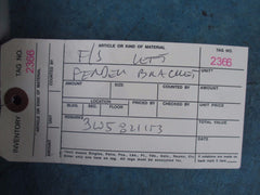 Bentley Continental Flying Spur left fender bracket web plate