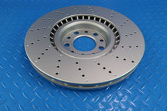 Alfa Romeo Stelvio front brake pads & drilled upgraded rotors TopEuro #11339