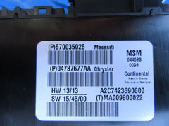 Maserati Ghibli Levante Quattroporte front seat module #6763