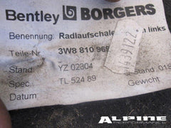 Bentley Continental Gt Gtc left rear wheel well