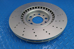 Alfa Romeo Giulia front rear brake pads & drilled rotors TopEuro #11327