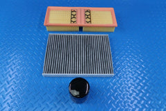 Alfa Romeo Giulia filters & front rear brake pads drilled rotors TopEuro #11326