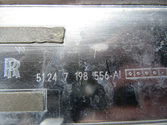 Rolls Royce Ghost trunk lid boot chrome trim #0887